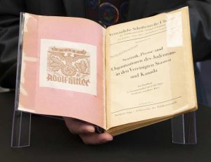 Canada’s Archive Buys Book Owned by Hitler