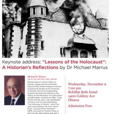 Holocaust Education Month Launch Event