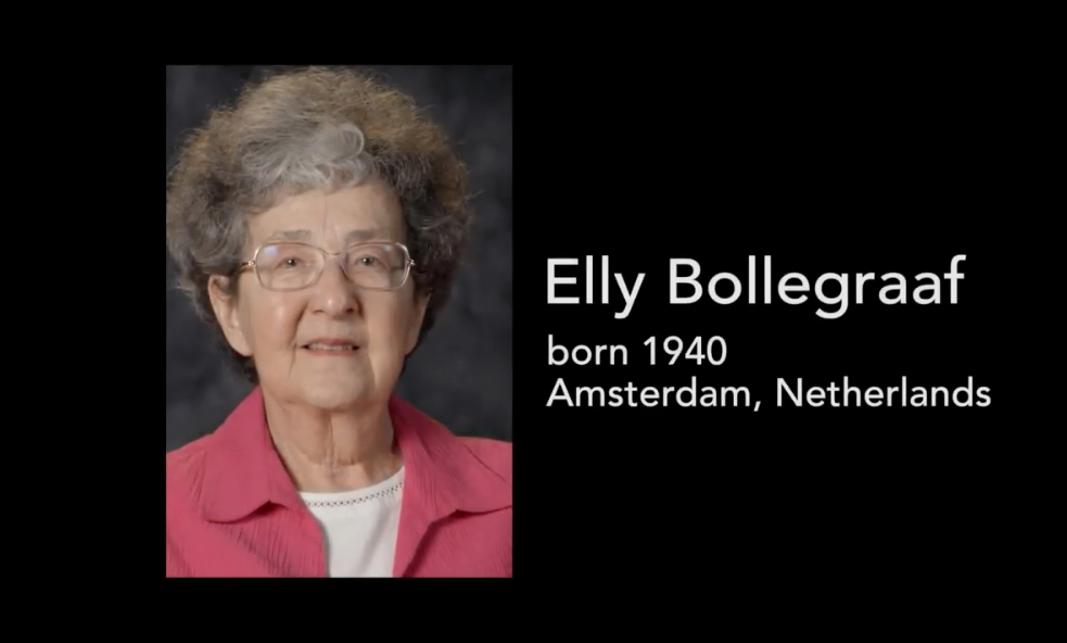 2016, Holocaust Survivors Testimonial, Ottawa, Elly Bollegraaf (trailer).