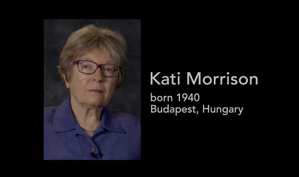 2016, Holocaust Survivors Testimonial, Ottawa, Kati Morrison (trailer).
