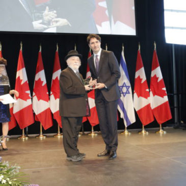 Trudeau honours survivor at Ottawa Yom HaShoah event